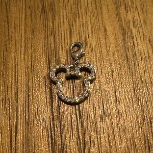 Mickey Mouse Charm w/ crystals!!